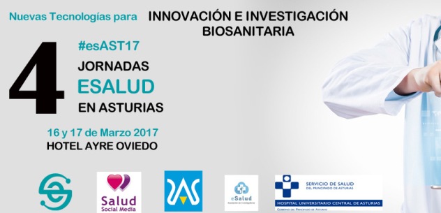 Somos Pacientes participa en las IV Jornadas eSalud Asturias, 16 y 17 de marzo en Oviedo