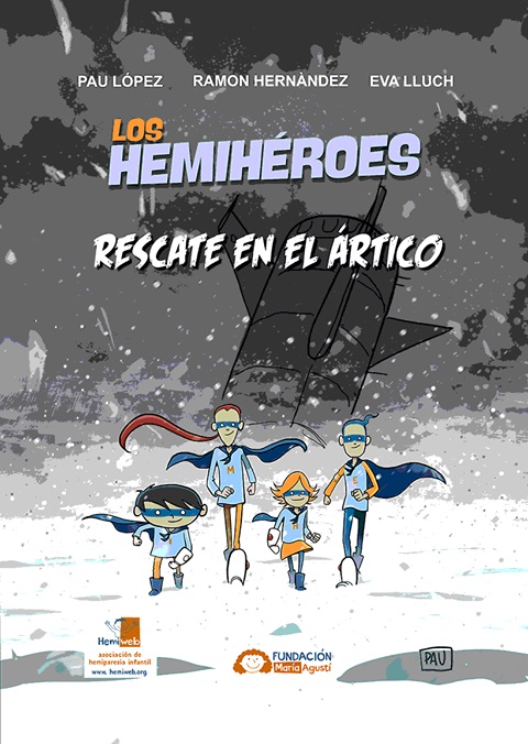 Cómic para concienciar e informar a los niños sobre la hemiparesia infantil