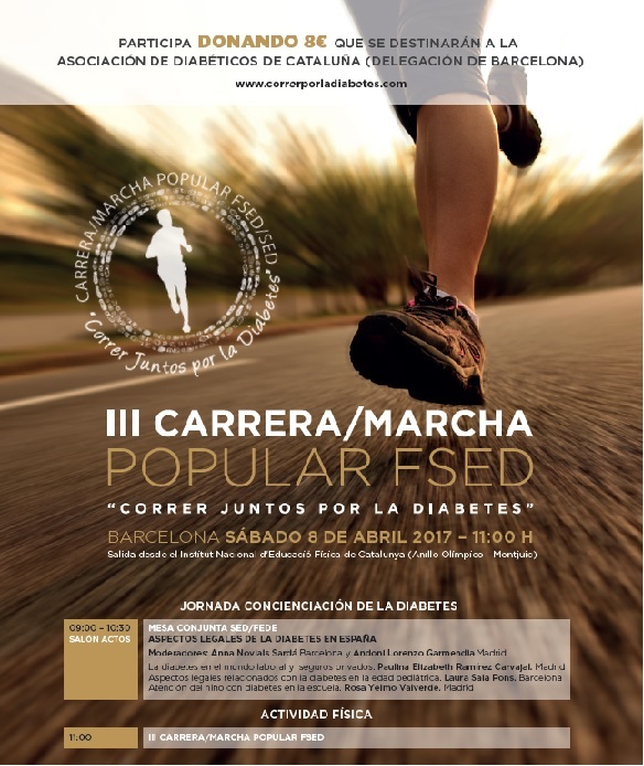 III Marcha y Carrera ‘Correr Juntos por la Diabetes’ a beneficio de la ADC