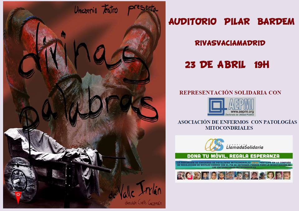 Representación solidaria de ‘Divinas palabras’ a beneficio de la AEPMI