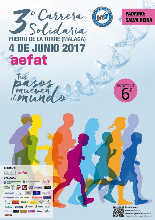 III Carrera Solidaria Participativa de la AEFAT, este domingo en Málaga