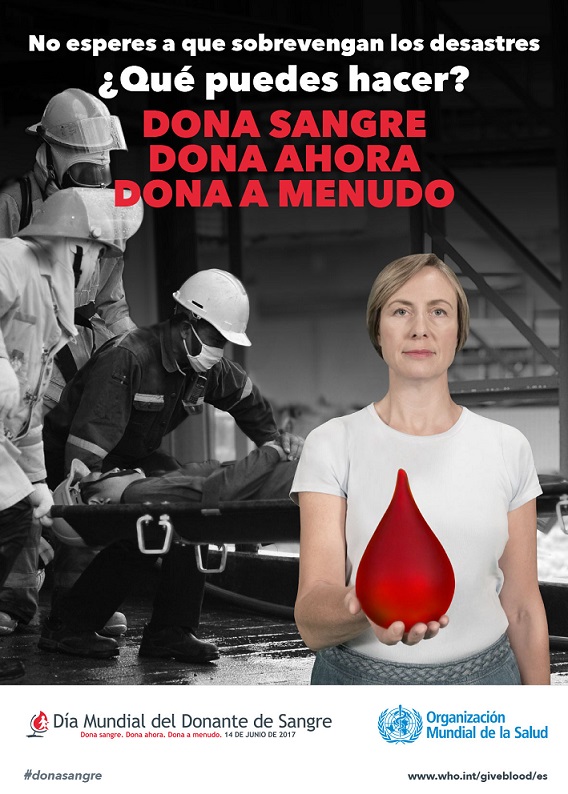 ‘Dona ahora. Dona a menudo’ en el Día Mundial del Donante de Sangre
