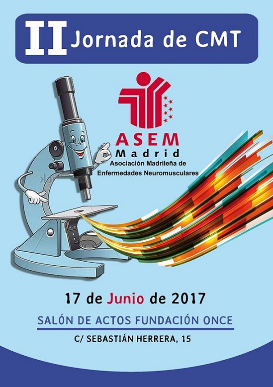‘II Jornada de Charcot Marié Tooth’ de ASEM Madrid, el 17 de junio en Madrid