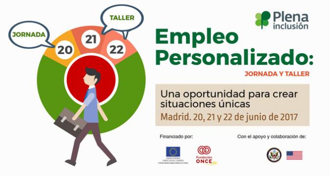 Jornada ‘Empleo personalizado’ de Plena Inclusión, mañana martes en Madrid