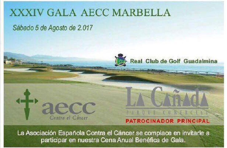 XXXIV Cena de Gala de la AECC en Marbella, el 5 de agosto en Marbella