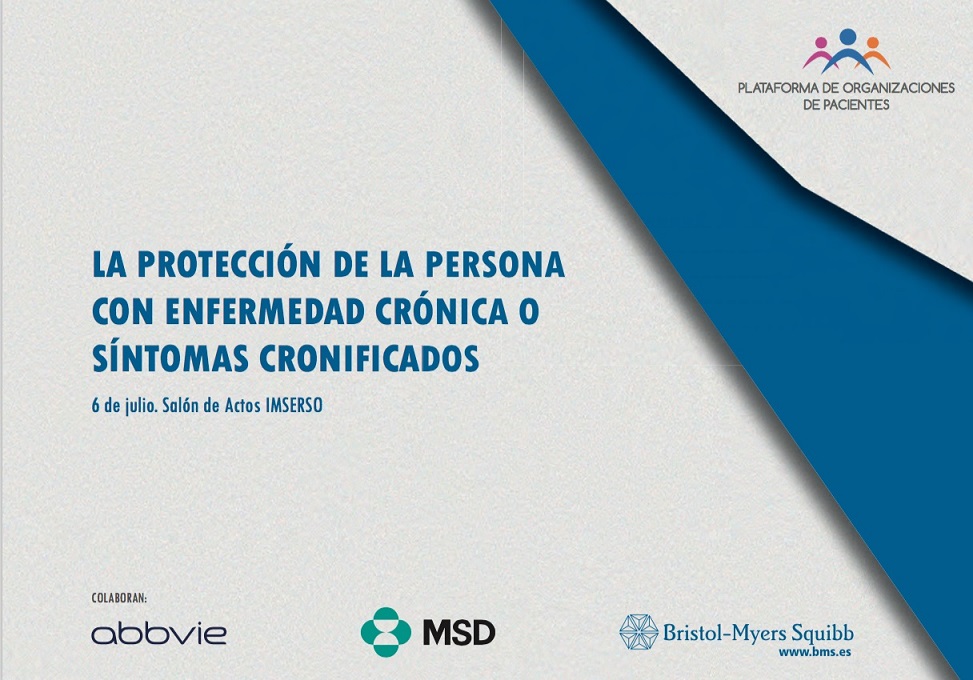 Jornada ‘La protección de la persona con enfermedad crónica o síntomas cronificados’