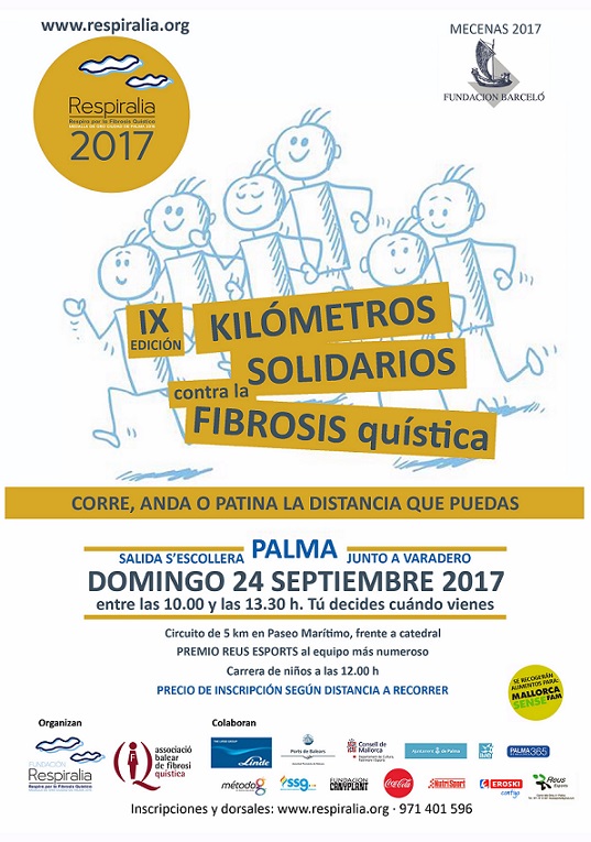 IX Carrera ‘Kilómetros Solidarios contra la FQ’ de Fundación Respiralia