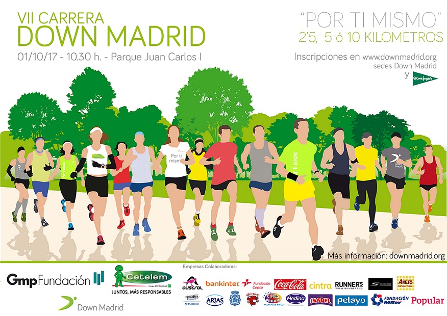 Participa en la ‘VII Carrera Down Madrid’, el próximo domingo en Madrid