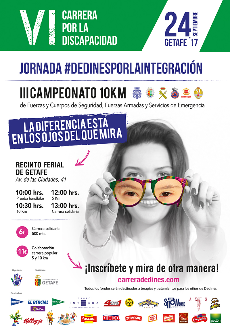 Asociación Dedines organiza su VI Carrera por la Discapacidad en Getafe