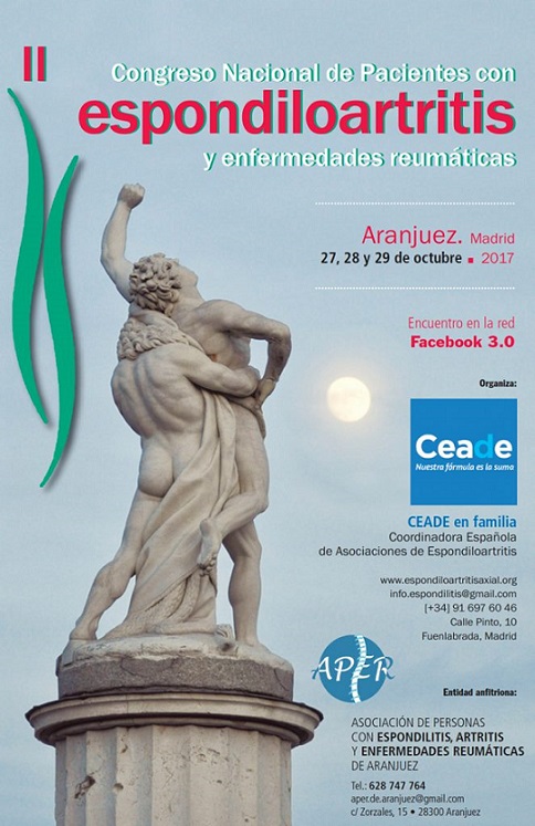 II Congreso Nacional de Pacientes de Espondiloatritis de CEADE en Aranjuez