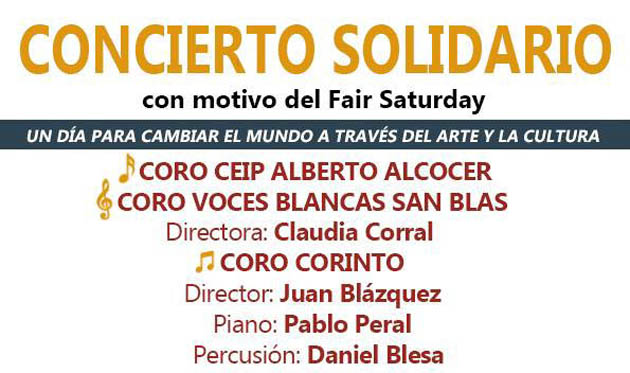 Concierto solidario a favor de SFC-SQM Madrid, mañana sábado en Madrid