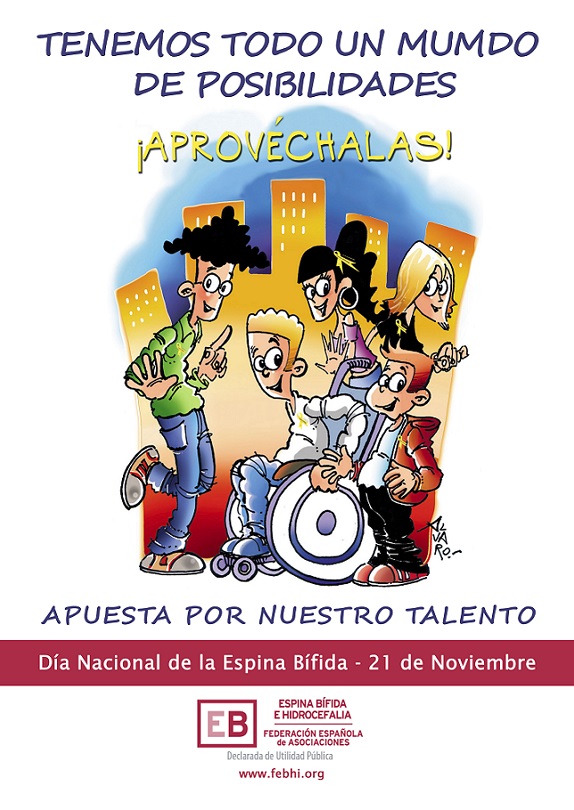 ‘Apuesta por nuestro talento’ en el Día Nacional de la Espina Bífida