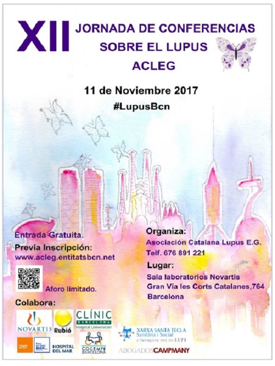 ‘XII Jornada de Conferencias sobre el Lupus’ de ACLEG en Barcelona