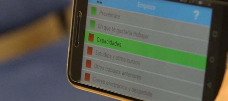 App para elaborar videocurrículums adaptada a personas con discapacidad intelectual