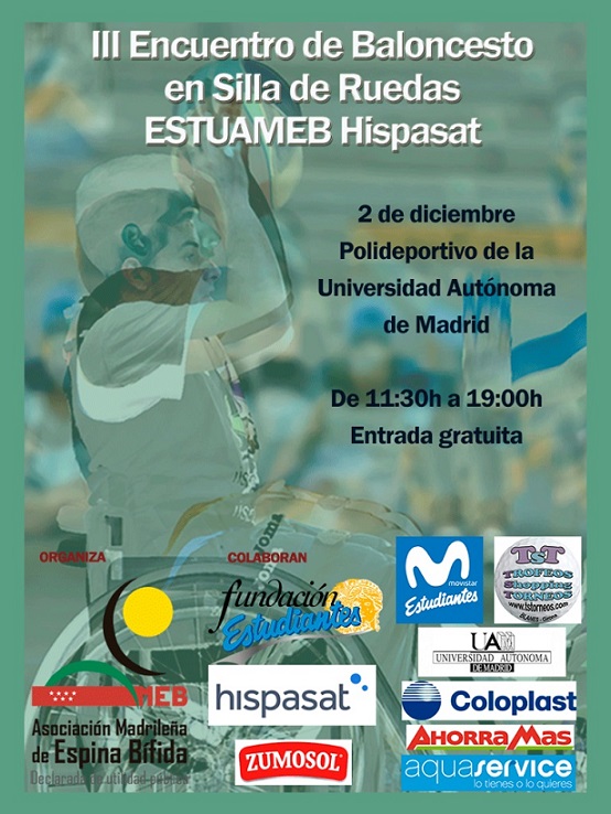 III Encuentro de baloncesto en silla de ruedas ESTUAMEB Hispasat