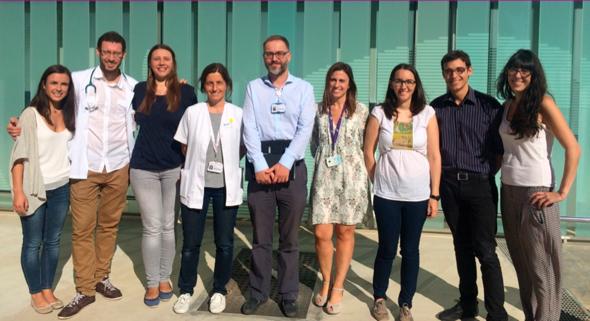 Equipo investigador premiado con la beca stop fmf-serpe 2017