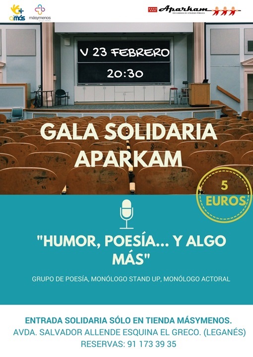 I Gala Solidaria ‘Humor, Poesía y Algo Más’ de APARKAM