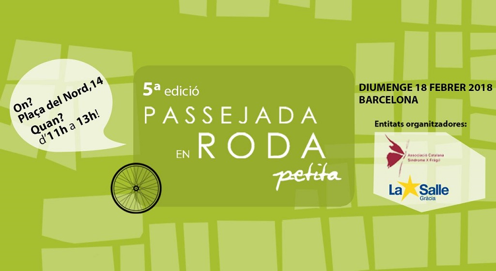 V Paseo en Rueda Pequeña de la ACSXF, el domingo en Barcelona