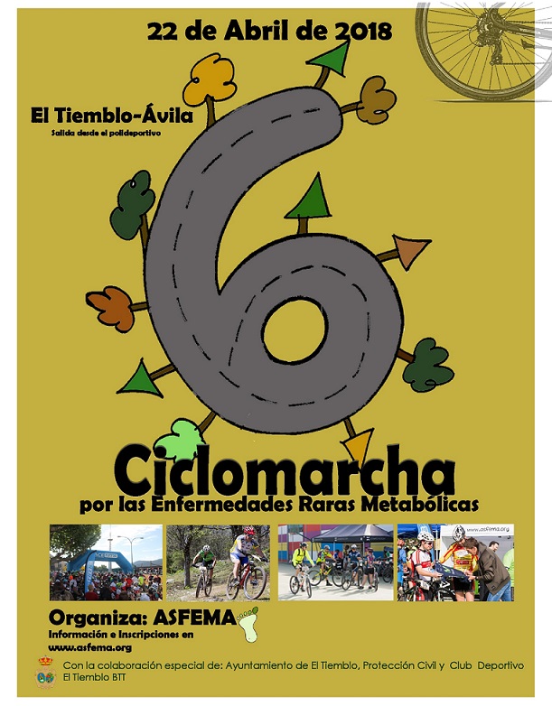VI Ciclomarcha MTB de ASFEMA por las Enfermedades Raras Metabólicas