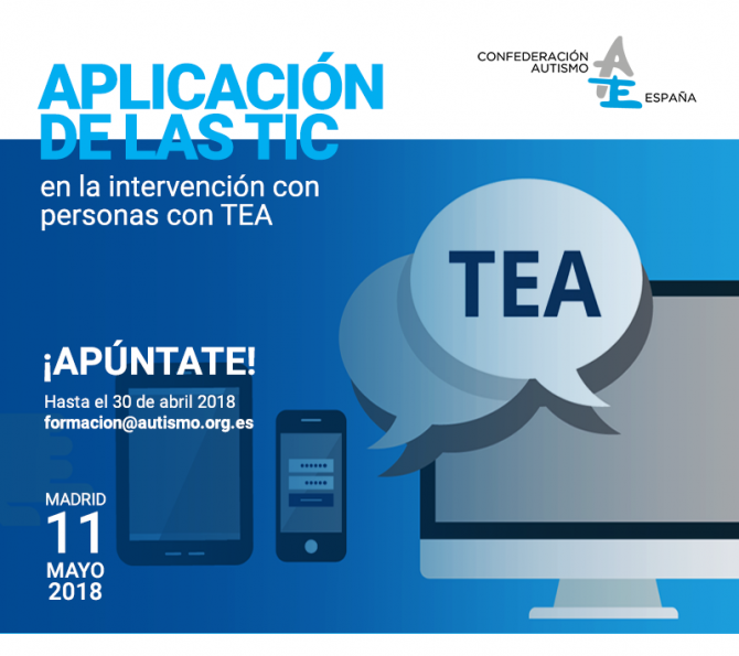 Curso ‘Aplicación de las TIC en la intervención con personas con TEA’