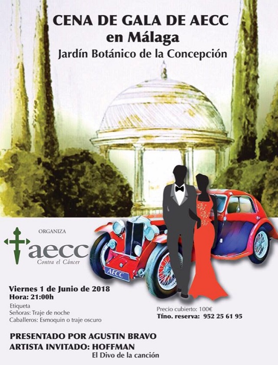 Cena de Gala para el mantenimiento de los pisos residencia de la AECC Málaga
