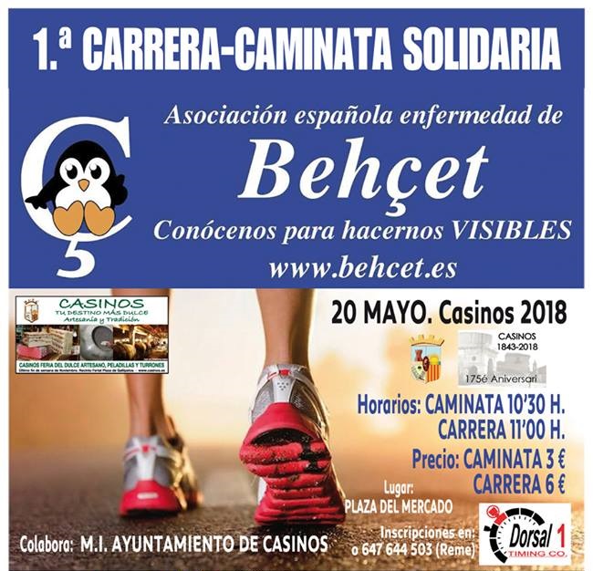 Marcha solidaria de la AEEB en el Día Mundial de la Enfermedad de Behçet