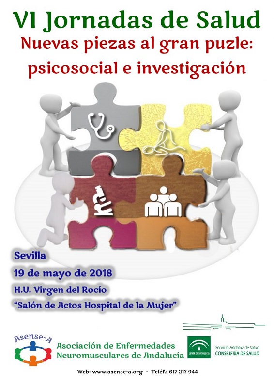 VI Jornadas de Salud de ASENSE-A, el 19 de mayo en Sevilla