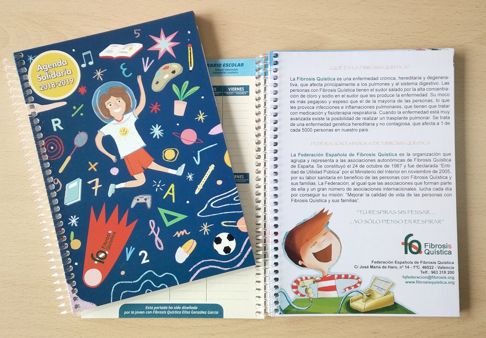 A la venta las nuevas agendas escolares solidarias de la FEFQ