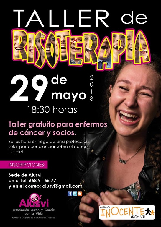 Taller de risoterapia de ALUSVI en Pilas para pacientes de cáncer y familiares