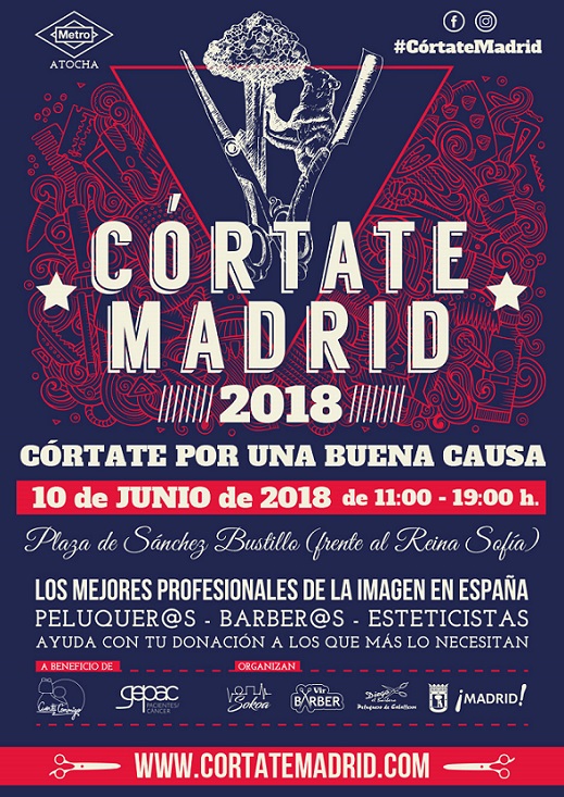 ‘Córtate Madrid 2018’ a beneficio del GEPAC y Asociación Cuenta Conmigo