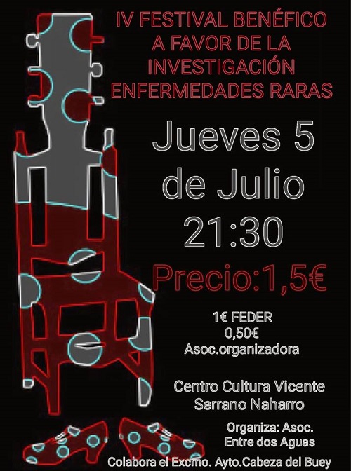 Festival Flamenco Solidario en Cabeza de Buey para la investigación de las ER