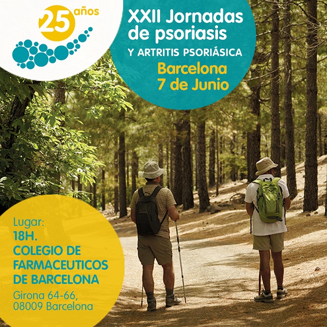 ‘XXII Jornadas de Psoriasis y Artritis Psoriásica’, el jueves en Barcelona
