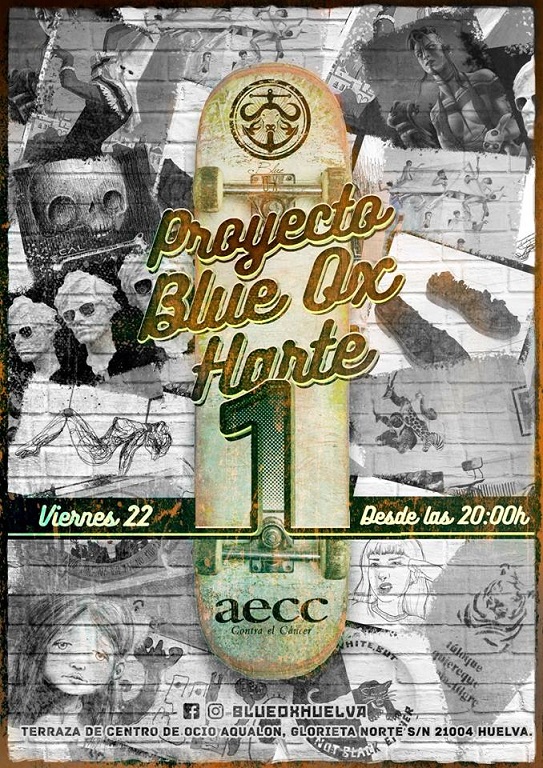 Exposición y subasta solidaria ‘Blue Ox Harte I’ a favor de AECC Huelva