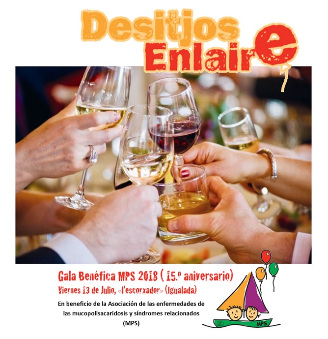 Gala benéfica por el XV aniversario de MPS España, el 13 de julio en Igualada