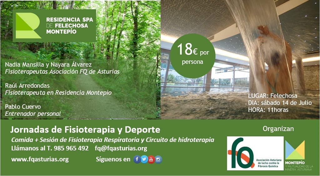 Jornadas ‘Fisioterapia y Deporte’ de FQ Asturias, el sábado en Felechosa