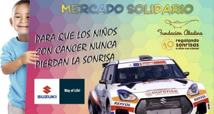 Mercado Solidario Suzuki en el Rally de Ferrol a favor de Fundación Aladina