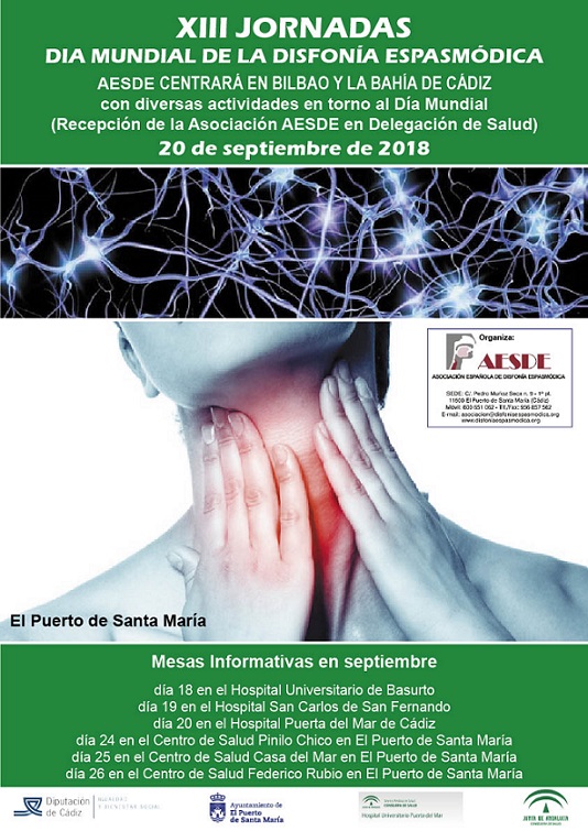 XIII Jornadas de AESDE por el Día Mundial de la Disfonía Espasmódica