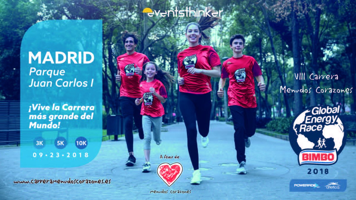 Inscríbete en la VIII Carrera Solidara Menudos Corazones