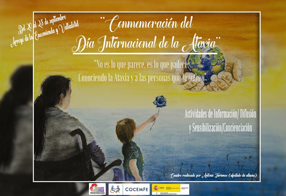 Hoy martes, 25 de septiembre, se celebra el Día Internacional de la Ataxia