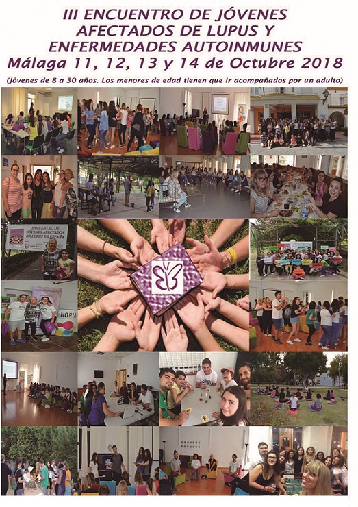 III Encuentro de Jóvenes Afectados de Lupus, del 11 al 14 de octubre en Málaga