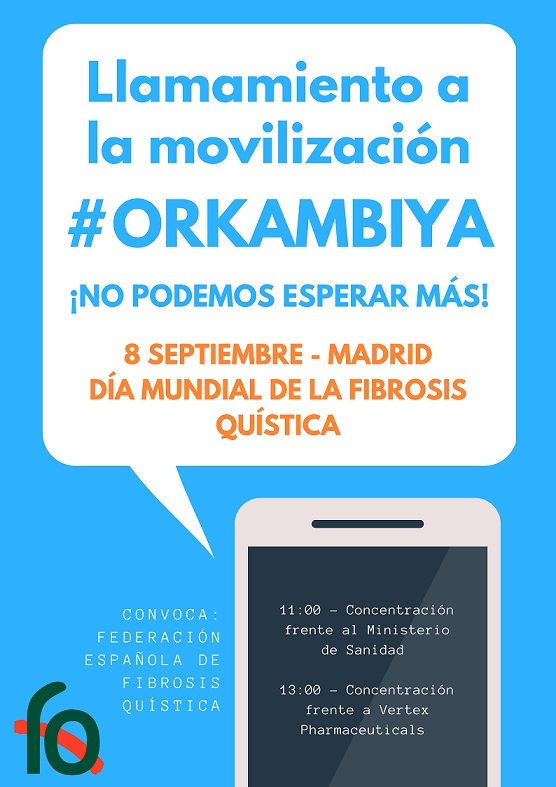 Hoy sábado, 8 de septiembre, se celebra el VI Día Mundial de la Fibrosis Quística