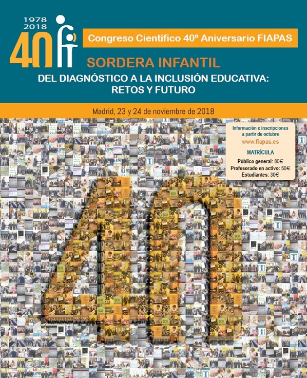FIAPAS dedicará el Congreso Científico de su 40º Aniversario a la sordera infantil