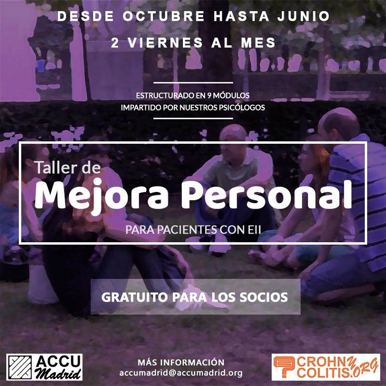 ‘Taller de Mejora Personal para Pacientes con EII’ de ACCU Madrid