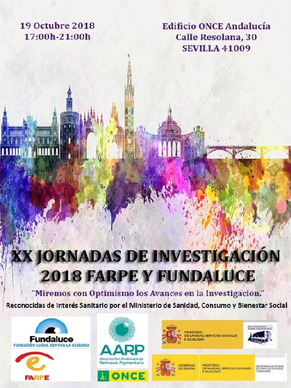XX Jornadas de Investigación FARPE-FUNDALUCE, el viernes en Sevilla