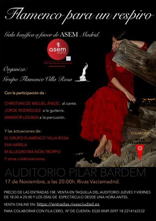 II Gala ‘Flamenco para un respiro’ de ASEM Madrid en Rivas-Vaciamadrid