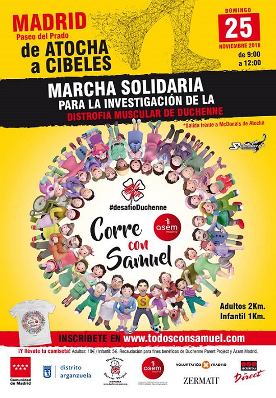 Marcha solidaria para la investigación de la distrofia muscular de Duchenne