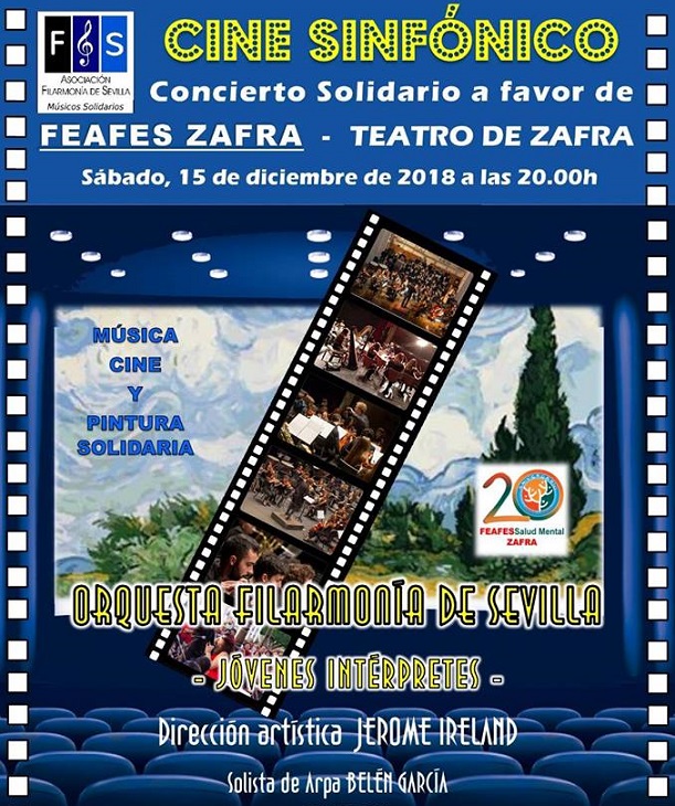 Concierto solidario ‘Cine Sinfónico’ a beneficio de FEAFES Salud Mental Zafra