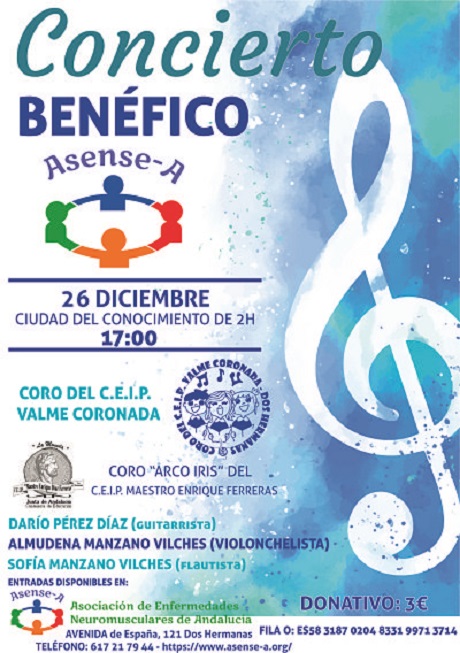 Concierto de Navidad en Dos Hermanas a beneficio de ASENSE-A