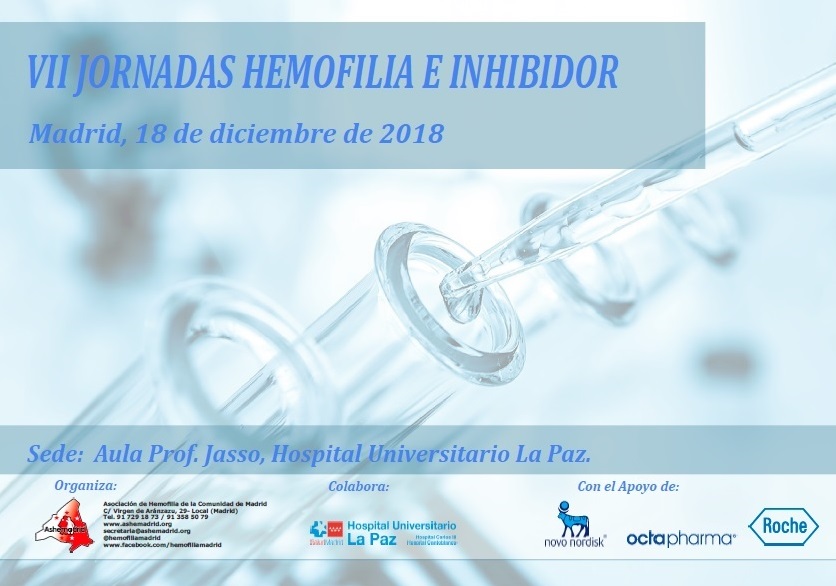 Inscríbete en las VII Jornadas de Hemofilia e Inhibidor de Ashemadrid