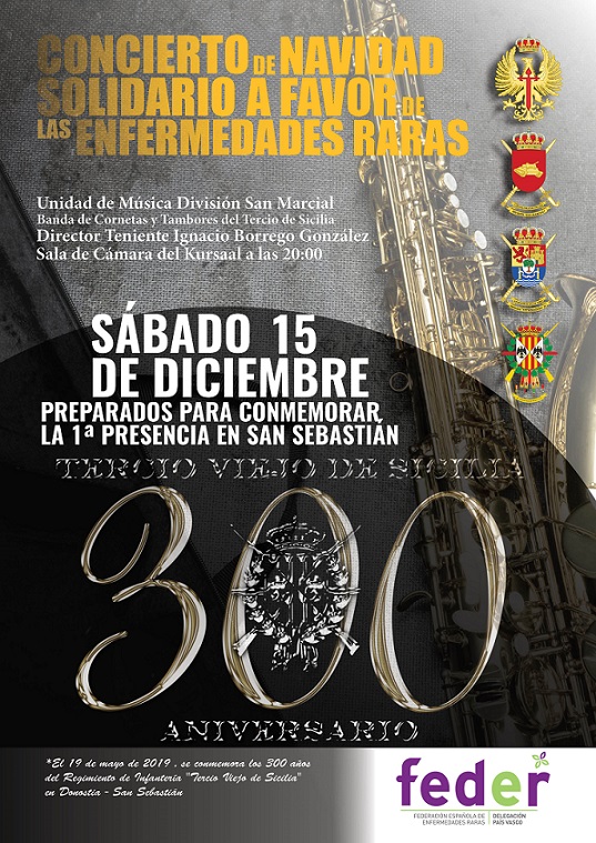Concierto solidario para la investigación de las ER, el sábado en San Sebastián